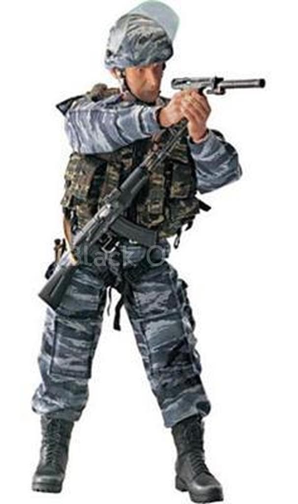 Load image into Gallery viewer, Russian MVD - Falcon - Blue OMON Camo Riot Helmet

