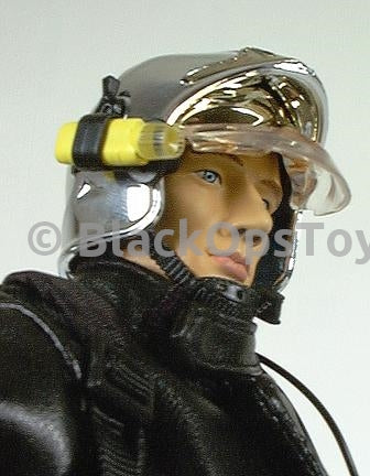 Rare French Firefighter Sapeurs Pompiers Helmet Light