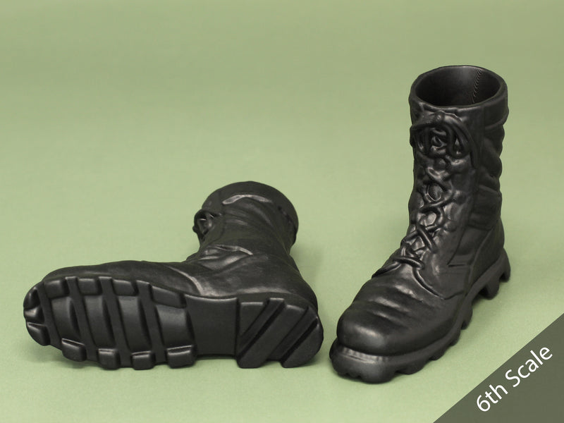 Load image into Gallery viewer, 1/6 or 1/12 - Custom 3D - Combat Boots (Peg Type)
