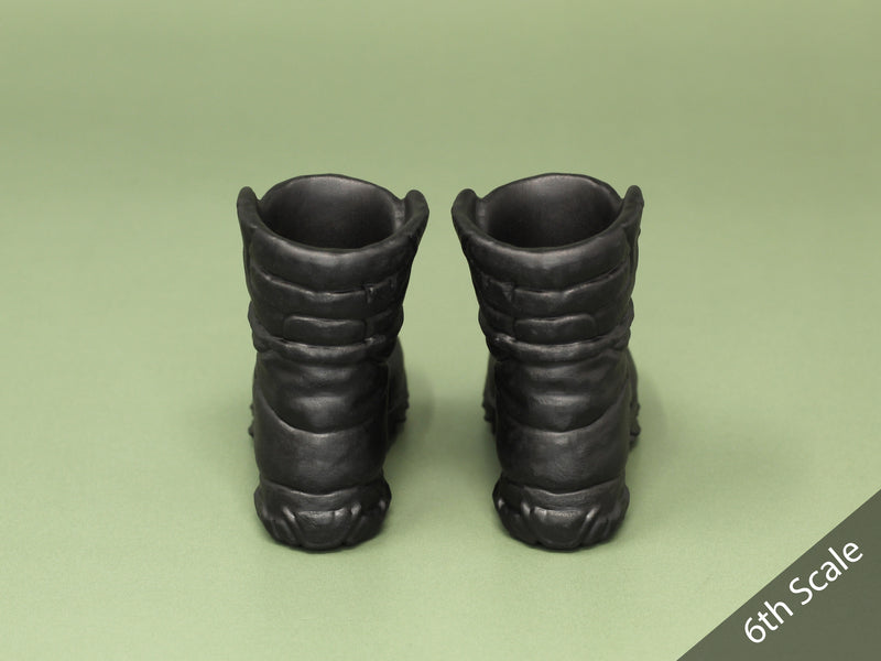 Load image into Gallery viewer, 1/6 or 1/12 - Custom 3D - Rugged Boots (Peg Type)
