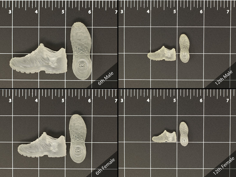 Load image into Gallery viewer, 1/6 or 1/12 - Custom 3D - Salomon Running Shoes (Peg Type)
