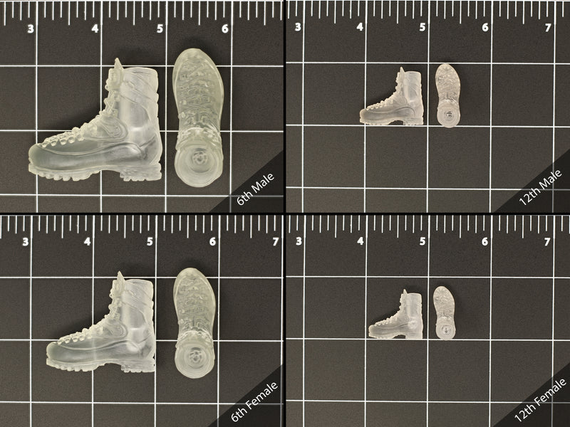 Load image into Gallery viewer, 1/6 or 1/12 - Custom 3D - Excavator Boots (Peg Type)
