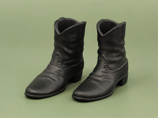 1/6 or 1/12 - Custom 3D - Casual Cowboy Boots (Peg Type)