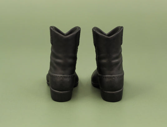 1/6 or 1/12 - Custom 3D - Casual Cowboy Boots (Peg Type)