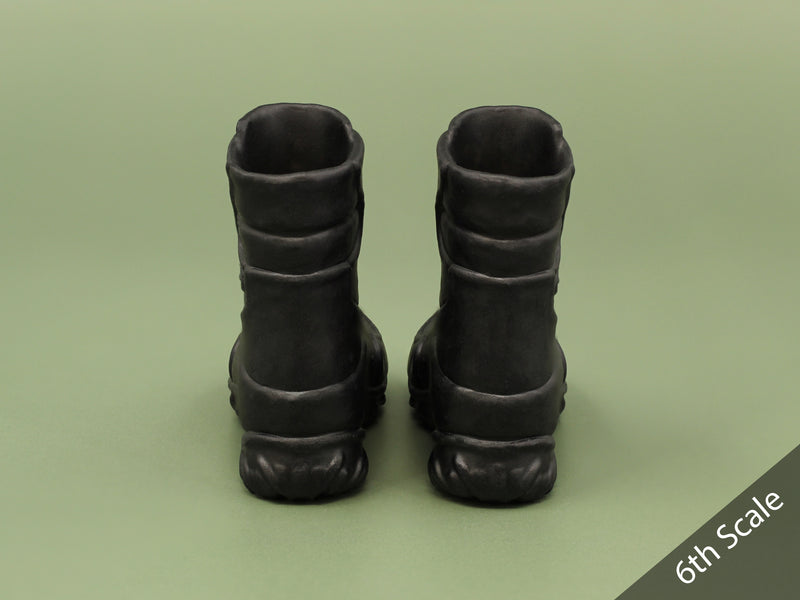 Load image into Gallery viewer, 1/6 or 1/12 - Custom 3D - Desert Storm Boots (Peg Type)
