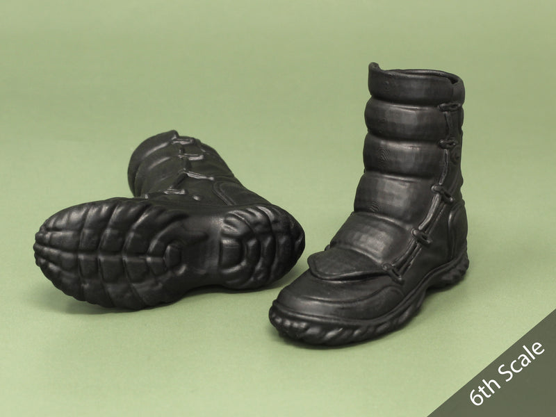 Load image into Gallery viewer, 1/6 or 1/12 - Custom 3D - Armored Boots (Peg Type)
