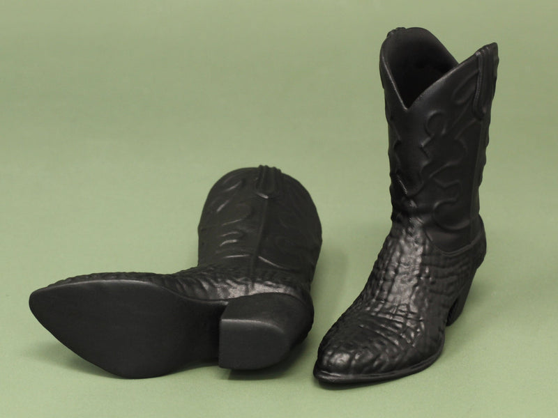 Load image into Gallery viewer, 1/6 or 1/12 - Custom 3D - Snakeskin Cowboy Boots (Peg Type)
