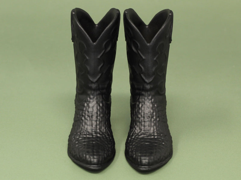 Load image into Gallery viewer, 1/6 or 1/12 - Custom 3D - Snakeskin Cowboy Boots (Peg Type)
