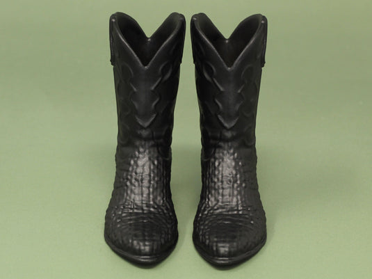 1/6 or 1/12 - Custom 3D - Snakeskin Cowboy Boots (Peg Type)