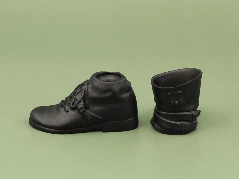 Load image into Gallery viewer, 1/6 or 1/12 - Custom 3D - Battle Angel Boots (Peg Type)
