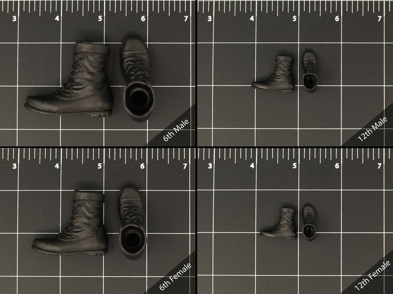 Load image into Gallery viewer, 1/6 or 1/12 - Custom 3D - Sarah&#39;s Jungle Boots (Peg Type)
