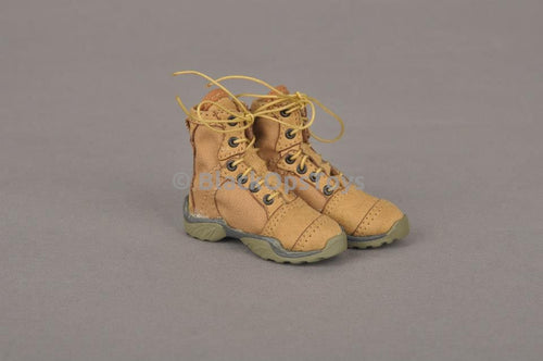 Pair of Oakley Coyote Tan LSA Boots Foot Type