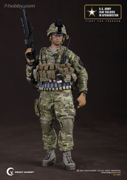 U.S. Army ISAF Soldier - Multicam MOLLE Vest