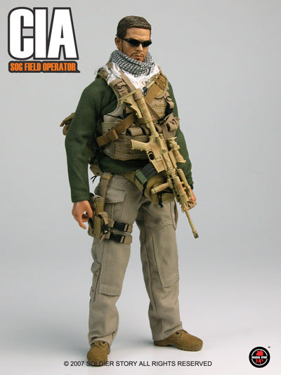 Load image into Gallery viewer, CIA SOG Field Operator - Green MOLLE Combat Vest
