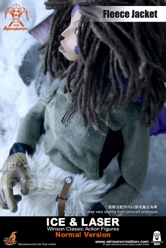 Apexplorers - Ice & Laser - Tan Fur-Like Winter Jacket