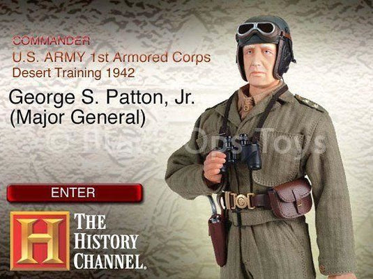 WWII - Maj. Gen. George S. Patton - Revolver w/Holster & Belt Set
