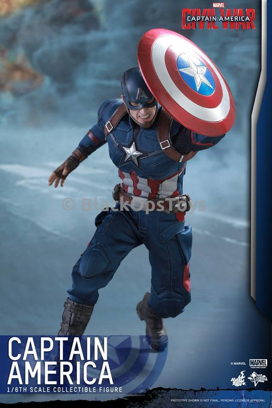 Hot Toys 1/6 Scale Civil War Captain America Headsculpt w/Removable Mouth