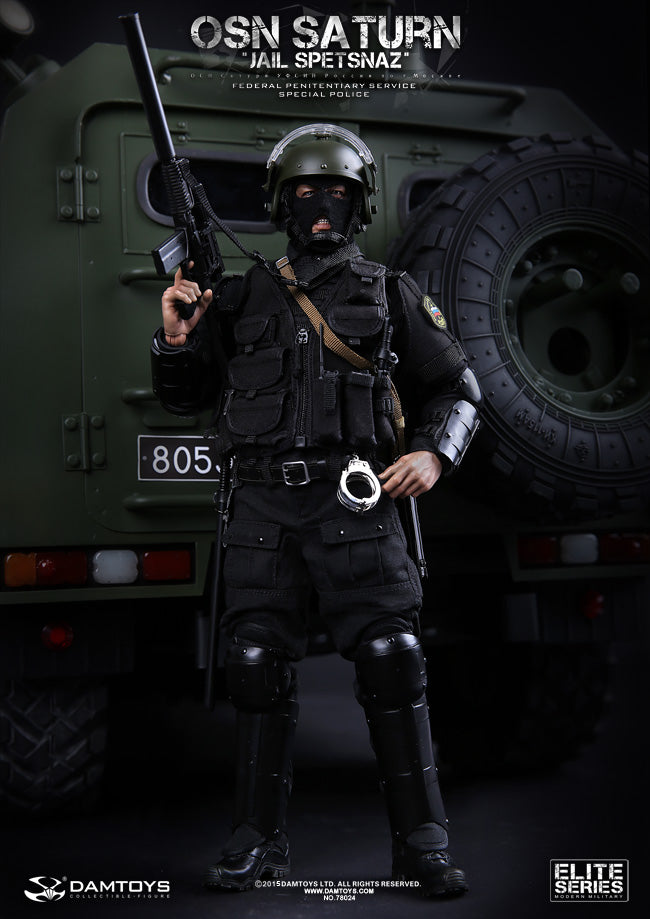Load image into Gallery viewer, OSN Saturn Police - Black Tactical Vest
