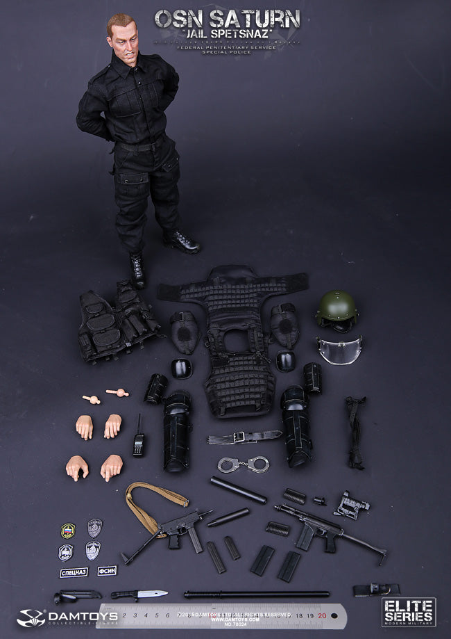Load image into Gallery viewer, OSN Saturn Police - Black Tactical Vest

