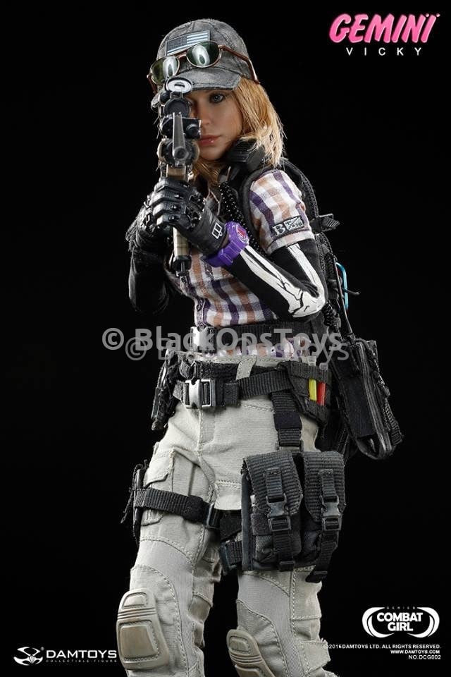Load image into Gallery viewer, Rare Combat Girl Series Female PMC GEMINI - VICKY Mint in Box
