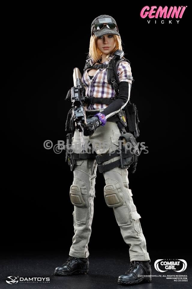 Load image into Gallery viewer, Rare Combat Girl Series Female PMC GEMINI - VICKY Mint in Box
