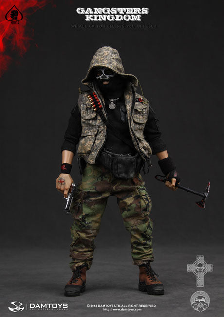 Load image into Gallery viewer, Gangsters Kingdom Spade 3 - Black Belt w/Armband
