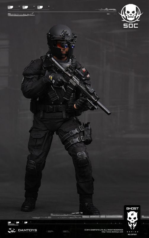 Ghost SOC Glint Team Leader - Black Body Armor