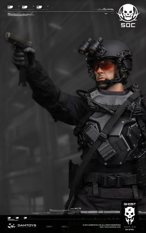 Ghost SOC Glint Team Leader - Black Body Armor