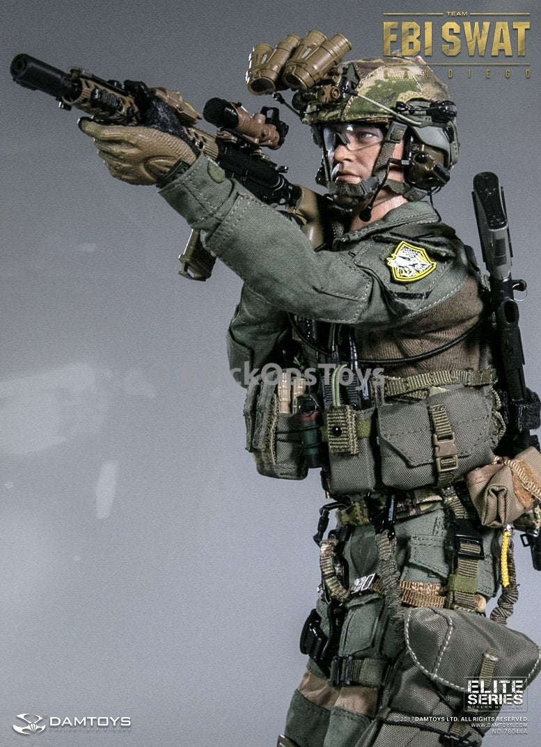 Load image into Gallery viewer, FBI SWAT Team Agent OD Green San Diego Version A Shooting Glasses

