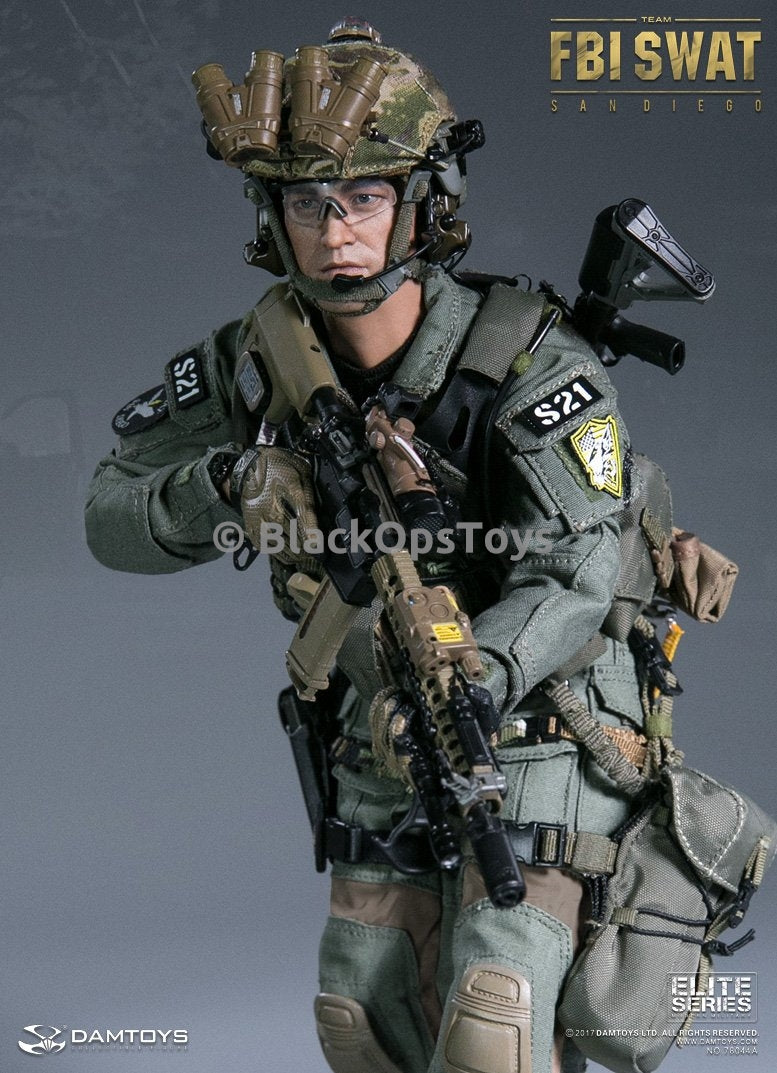 Load image into Gallery viewer, FBI SWAT Team Agent OD Green San Diego Version A Shooting Glasses
