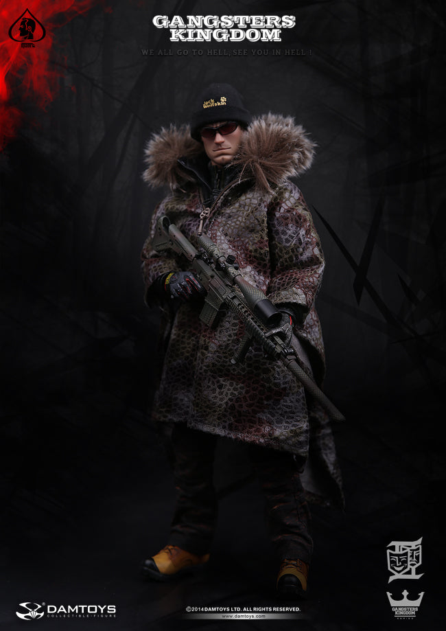 Load image into Gallery viewer, Gangsters Kingdom Spade 5 - Camo Poncho
