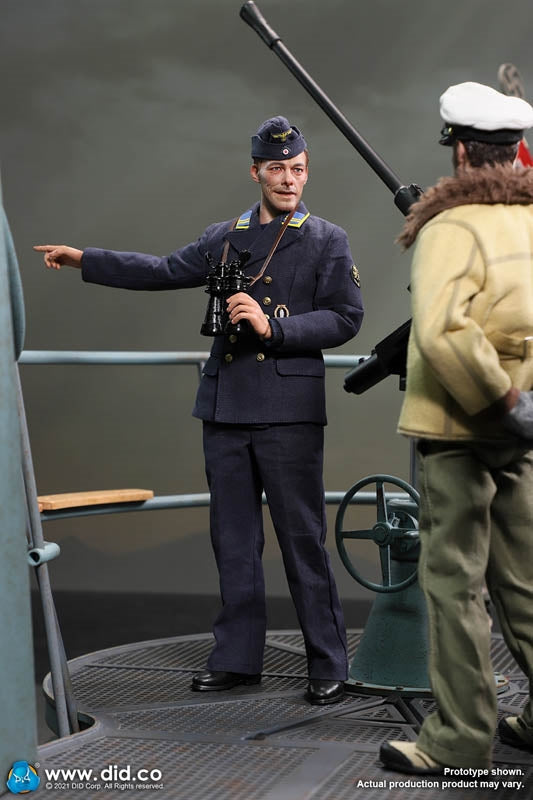 Load image into Gallery viewer, WWII - German Seaman &amp; Stabsober w/Tower Gun Deck Diorama ABCD Set - MINT IN BOX
