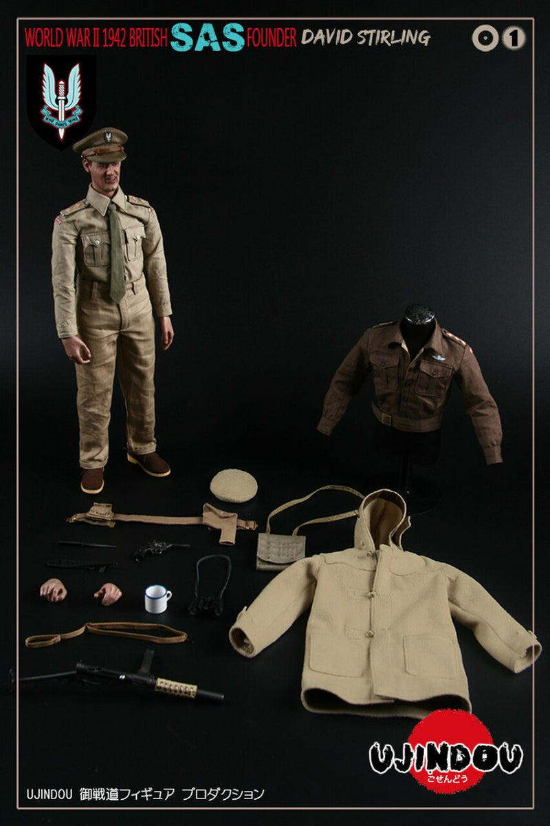Load image into Gallery viewer, WWII - SAS Founder David Sterling - Male Base Body w/Head Sculpt
