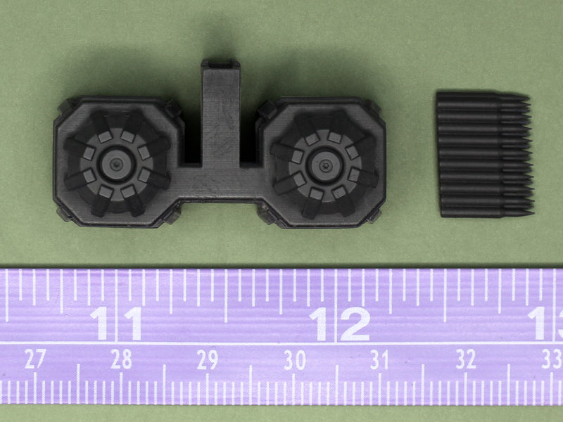Load image into Gallery viewer, 1/6 - Custom - Modular M14 EBR Rifle Set w/Custom Magnetic Attachments (GREEN)
