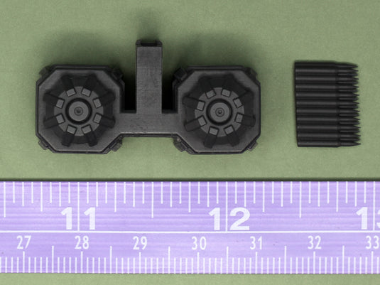 1/6 - Custom - Modular M14 EBR Rifle Set w/Custom Magnetic Attachments (GREEN)