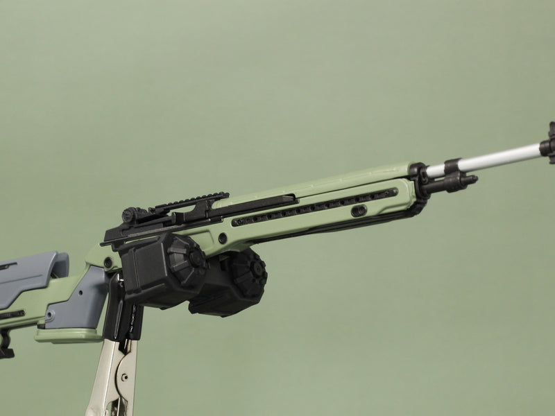 Load image into Gallery viewer, 1/6 - Custom - Modular M14 EBR Rifle Set w/Custom Magnetic Attachments (GREEN)
