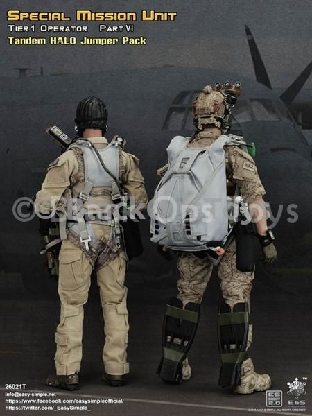 Load image into Gallery viewer, SMU Rescue Team Tandem Halo - Full Tandem Parachute Set

