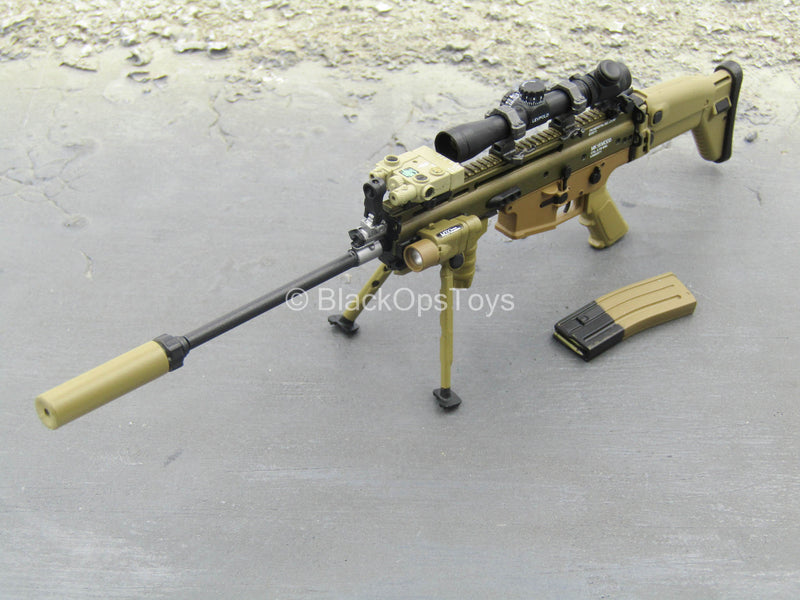 Load image into Gallery viewer, Special Force Weapon Set B - Tal Tamir Scar-L w/Accessory Set
