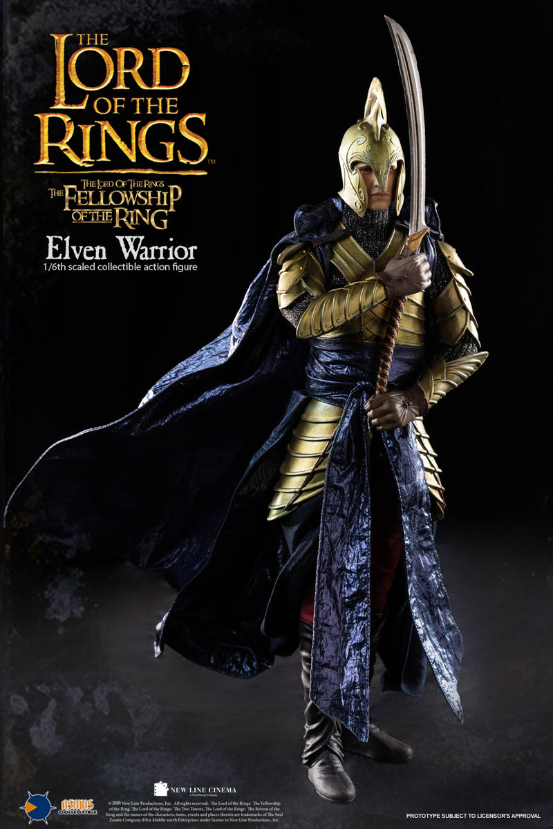 Load image into Gallery viewer, LOTR - Eleven Warrior - Blue Cape w/Belt
