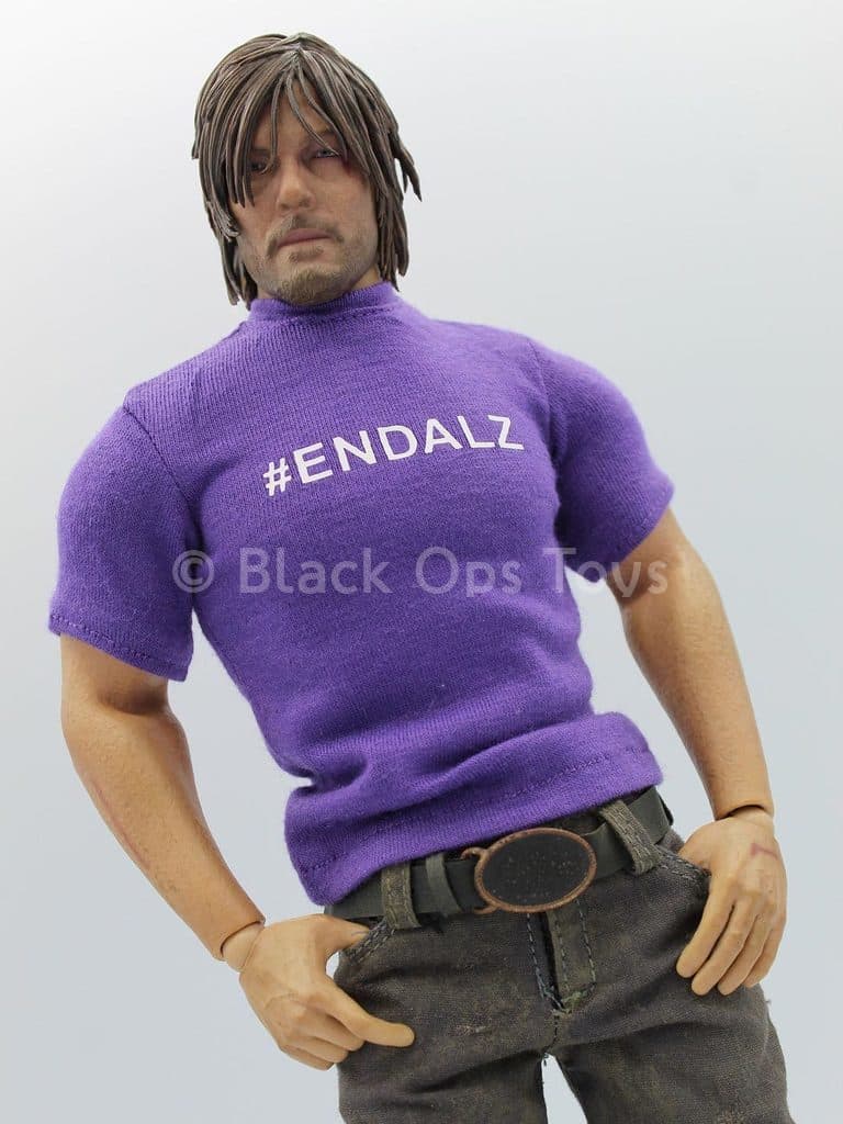 Load image into Gallery viewer, #ENDALZ Purple T-Shirt
