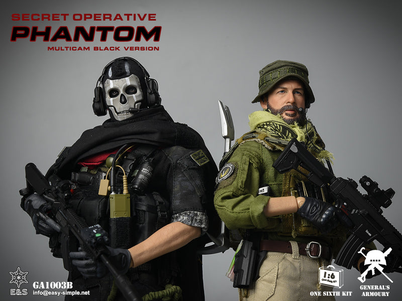Load image into Gallery viewer, Secret Operative Phantom Black Multicam Version - MINT IN BOX
