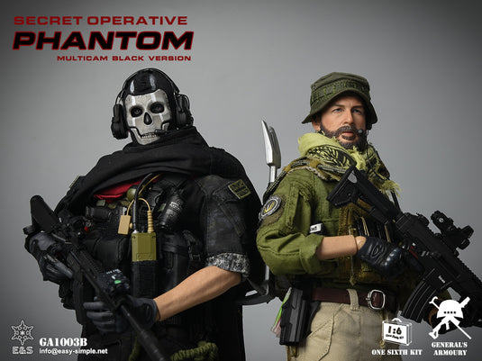 Secret Operative Phantom Black Multicam Version - MINT IN BOX