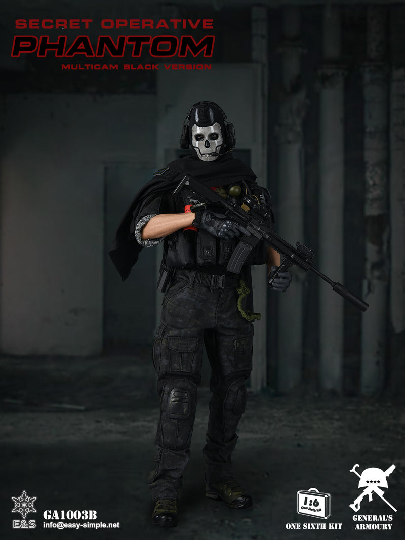 Load image into Gallery viewer, Secret Operative Phantom Black Multicam Version - MINT IN BOX
