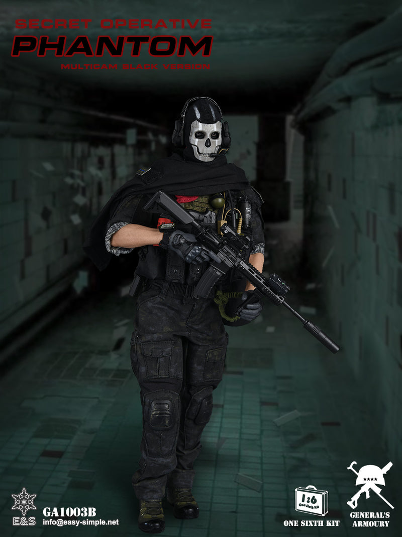 Load image into Gallery viewer, Secret Operative Phantom Black Multicam Version - MINT IN BOX
