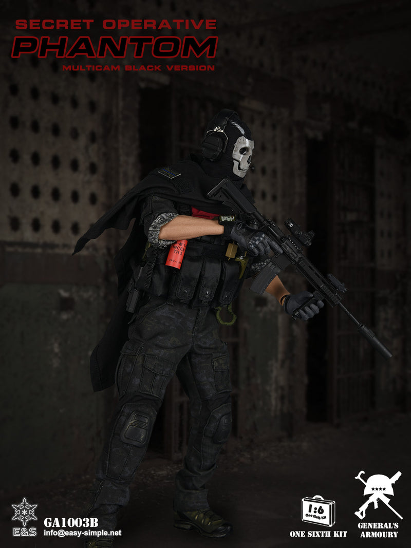 Load image into Gallery viewer, Secret Operative Phantom Black Multicam Version - MINT IN BOX
