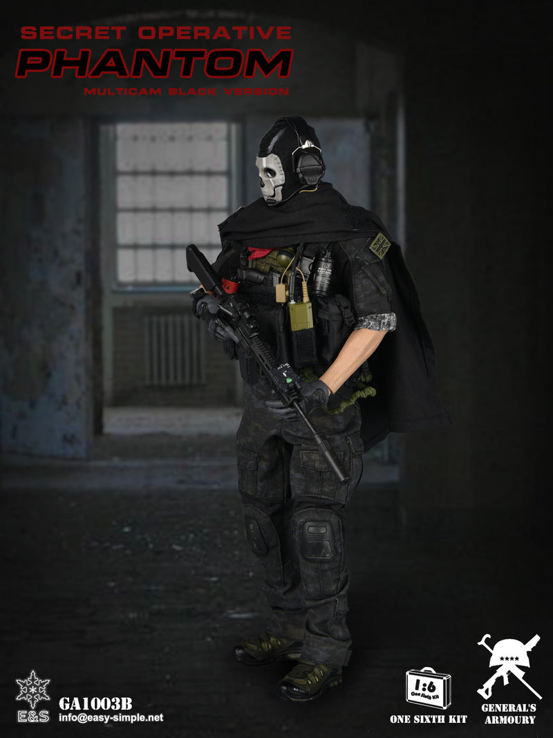 Load image into Gallery viewer, Secret Operative Phantom Black Multicam Version - MINT IN BOX
