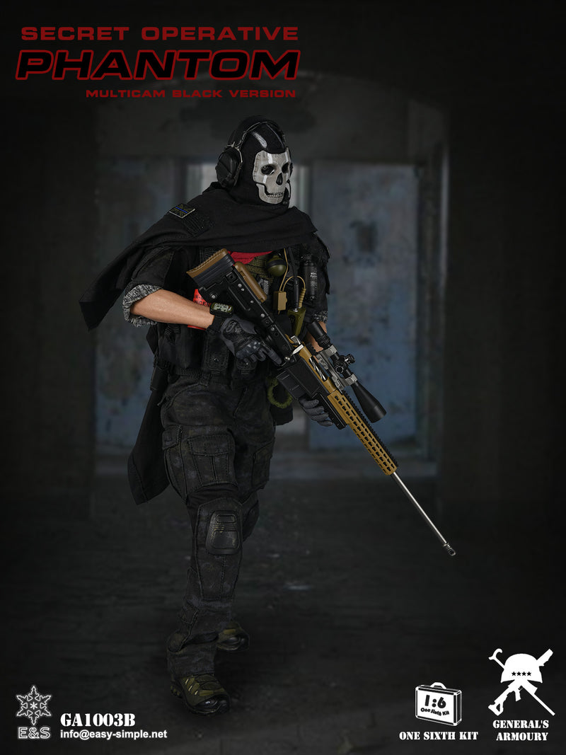 Load image into Gallery viewer, Secret Operative Phantom Black Multicam Version - MINT IN BOX
