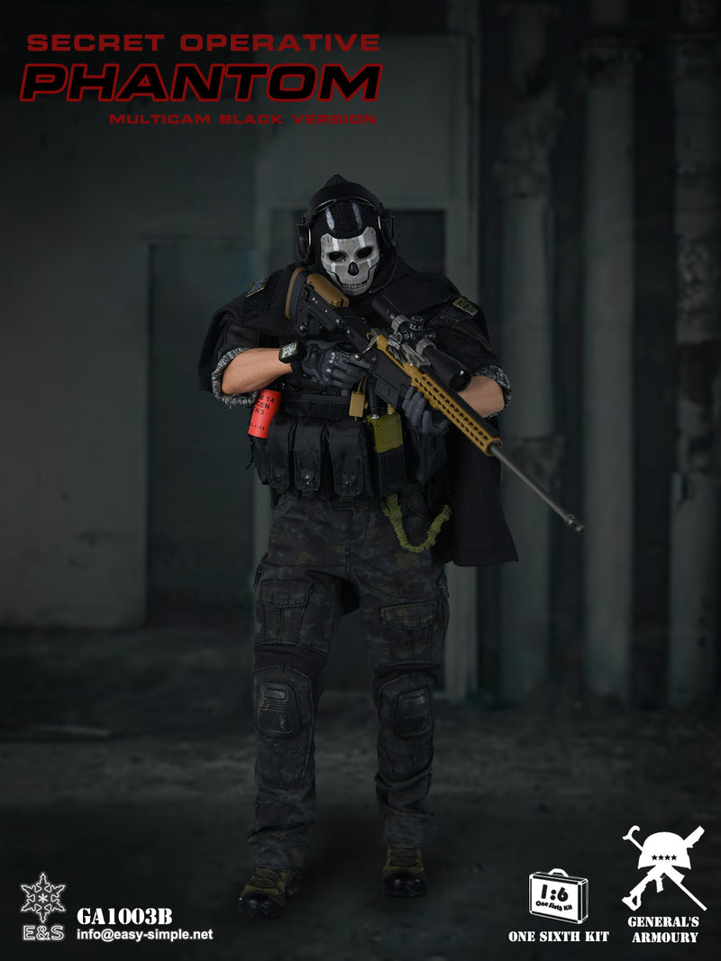 Load image into Gallery viewer, Secret Operative Phantom Black Multicam Version - MINT IN BOX
