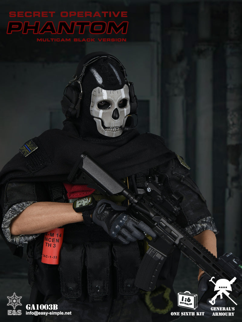 Load image into Gallery viewer, Secret Operative Phantom Black Multicam Version - MINT IN BOX
