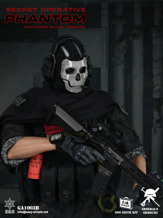 Secret Operative Phantom Black Multicam Version - MINT IN BOX